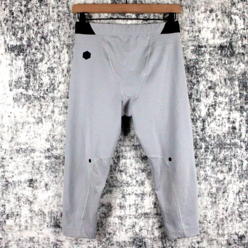 Under Armour Mens Size M Rush HeatGear Celliant Compression Pants Leggings Gray